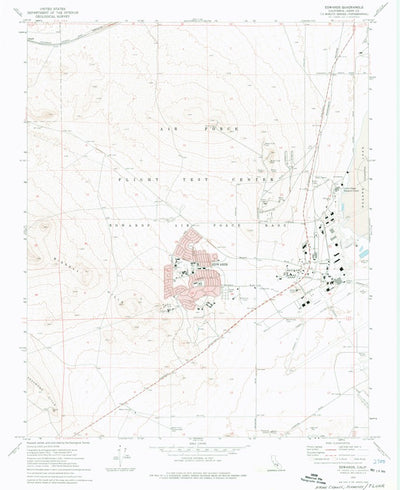 United States Geological Survey Edwards, CA (1973, 24000-Scale) digital map