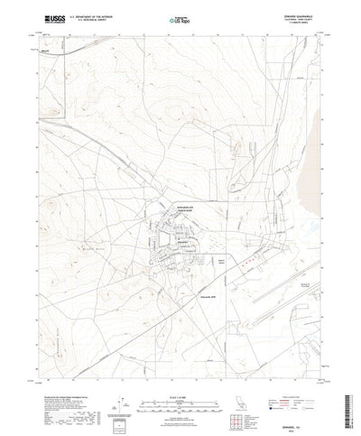 United States Geological Survey Edwards, CA (2022, 24000-Scale) digital map