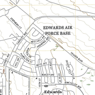 United States Geological Survey Edwards, CA (2022, 24000-Scale) digital map