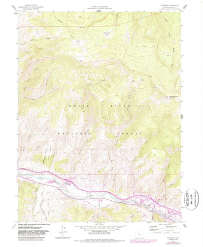 United States Geological Survey Edwards, CO (1962, 24000-Scale) digital map