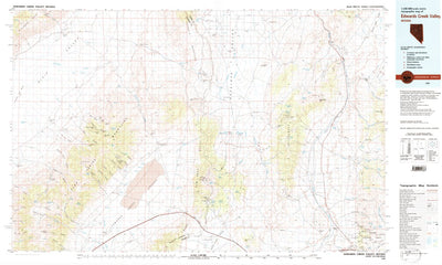 United States Geological Survey Edwards Creek Valley, NV (1983, 100000-Scale) digital map