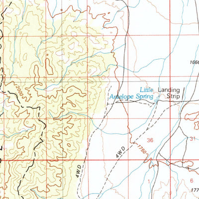 United States Geological Survey Edwards Creek Valley, NV (1983, 100000-Scale) digital map