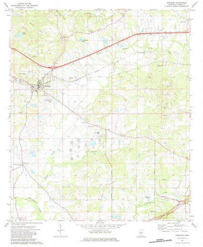 United States Geological Survey Edwards, MS (1972, 24000-Scale) digital map