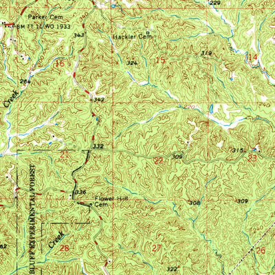 United States Geological Survey Edwards, MS (1975, 62500-Scale) digital map