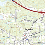 United States Geological Survey Edwards, MS (2020, 24000-Scale) digital map