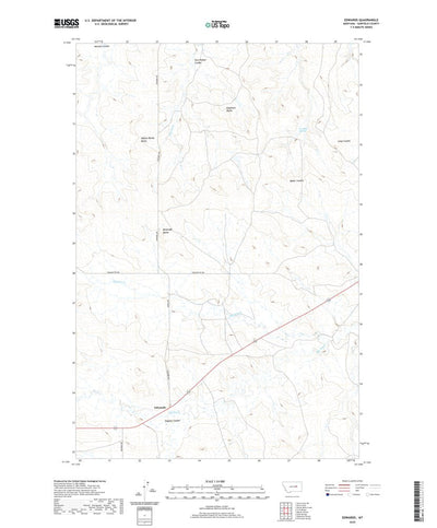 United States Geological Survey Edwards, MT (2020, 24000-Scale) digital map