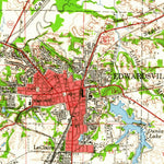 United States Geological Survey Edwardsville, IL (1954, 62500-Scale) digital map