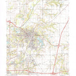United States Geological Survey Edwardsville, IL (1991, 24000-Scale) digital map
