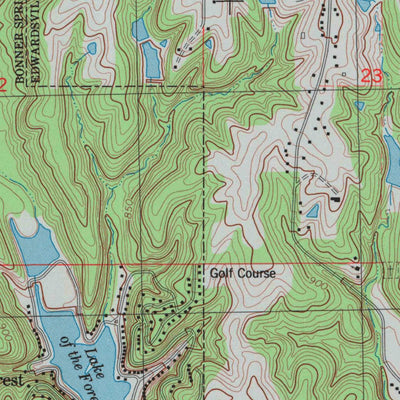 United States Geological Survey Edwardsville, KS (1984, 24000-Scale) digital map