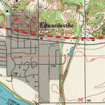 United States Geological Survey Edwardsville, KS (1991, 24000-Scale) digital map