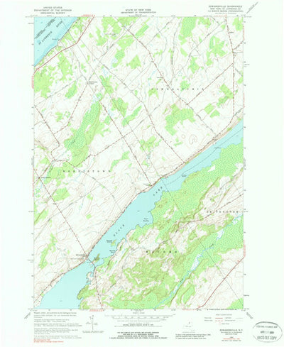 United States Geological Survey Edwardsville, NY (1963, 24000-Scale) digital map
