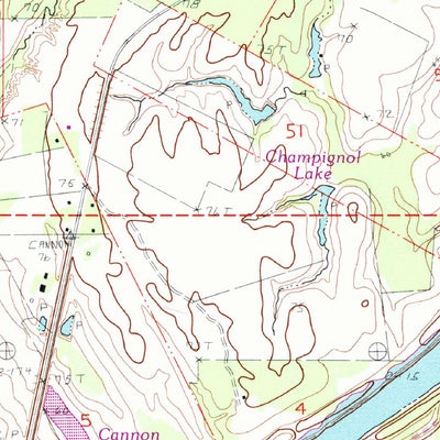 United States Geological Survey Effie, LA (1993, 24000-Scale) digital map