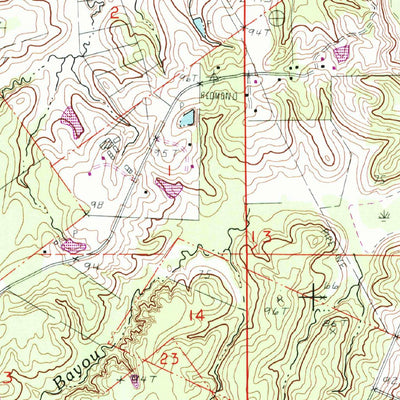 United States Geological Survey Effie, LA (1993, 24000-Scale) digital map