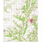 United States Geological Survey Effingham, IL (1950, 62500-Scale) digital map