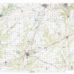 United States Geological Survey Effingham, IL (1986, 100000-Scale) digital map