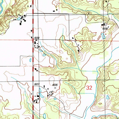 United States Geological Survey Effingham North, IL (1998, 24000-Scale) digital map