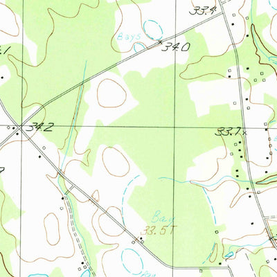 United States Geological Survey Effingham, SC (1986, 24000-Scale) digital map