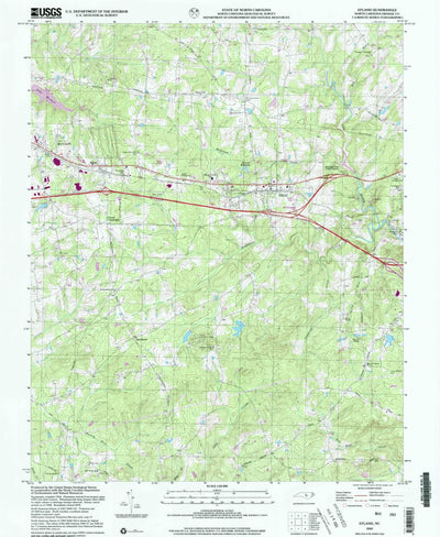 United States Geological Survey Efland, NC (2002, 24000-Scale) digital map