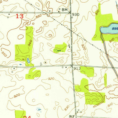 United States Geological Survey Ege, IN (1955, 24000-Scale) digital map