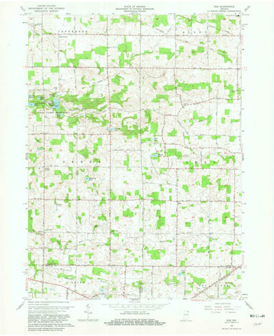 United States Geological Survey Ege, IN (1965, 24000-Scale) digital map