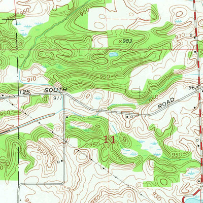 United States Geological Survey Ege, IN (1965, 24000-Scale) digital map
