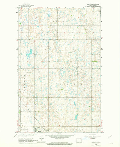 United States Geological Survey Egeland, ND (1962, 24000-Scale) digital map