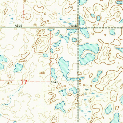 United States Geological Survey Egeland, ND (1962, 24000-Scale) digital map