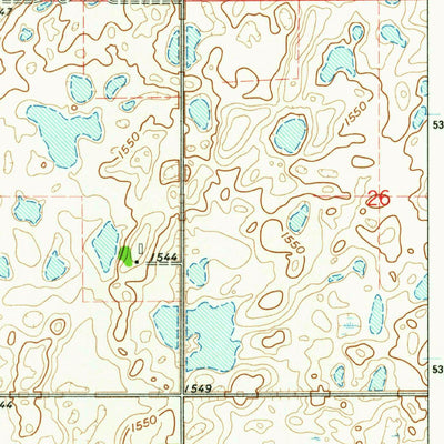 United States Geological Survey Egeland, ND (1962, 24000-Scale) digital map