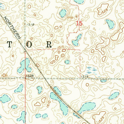United States Geological Survey Egeland SE, ND (1962, 24000-Scale) digital map