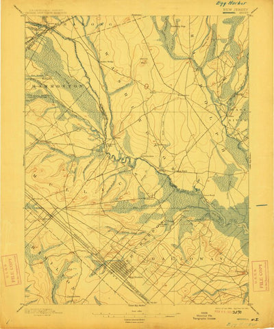 United States Geological Survey Egg Harbor, NJ (1898, 62500-Scale) digital map