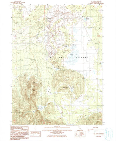 United States Geological Survey Egg Lake, CA (1990, 24000-Scale) digital map