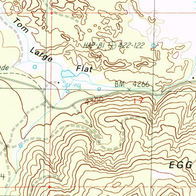 United States Geological Survey Egg Lake, CA (1990, 24000-Scale) digital map
