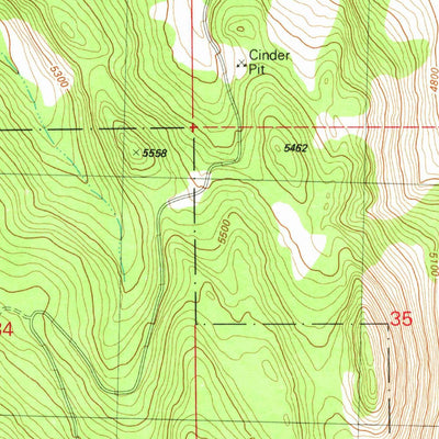 United States Geological Survey Egli Rim, OR (1982, 24000-Scale) digital map