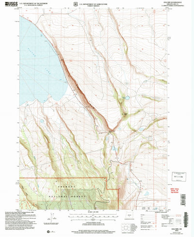 United States Geological Survey Egli Rim, OR (2004, 24000-Scale) digital map