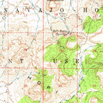 United States Geological Survey Egloffstein Butte, AZ (1966, 62500-Scale) digital map