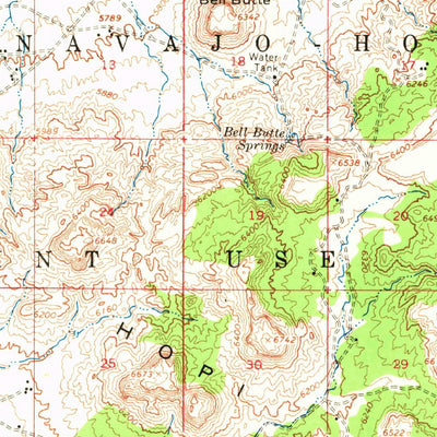 United States Geological Survey Egloffstein Butte, AZ (1966, 62500-Scale) digital map