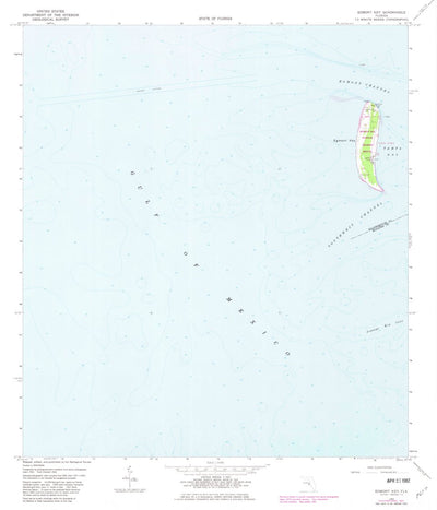 United States Geological Survey Egmont Key, FL (1964, 24000-Scale) digital map