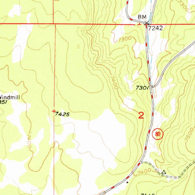 United States Geological Survey Egnar, CO (1949, 24000-Scale) digital map