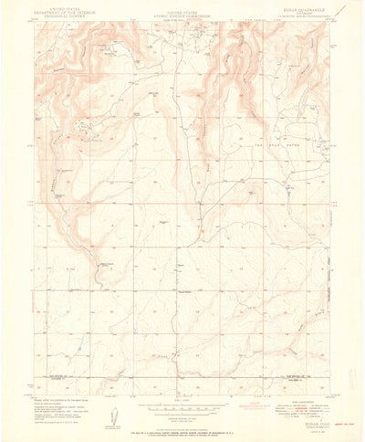 Egnar, CO (1950, 24000-Scale) Map by United States Geological Survey ...