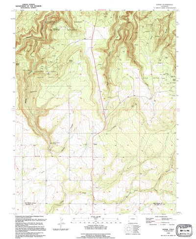 United States Geological Survey Egnar, CO (1994, 24000-Scale) digital map