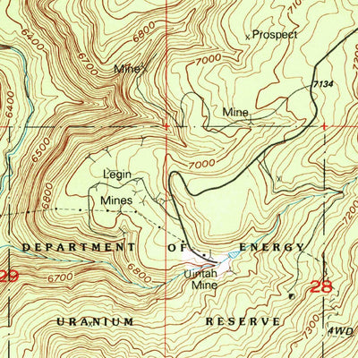 United States Geological Survey Egnar, CO (1994, 24000-Scale) digital map