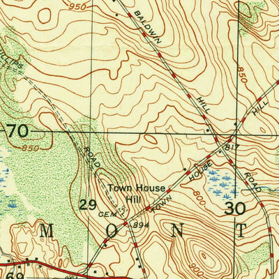 United States Geological Survey Egremont, MA-NY (1950, 25000-Scale) digital map