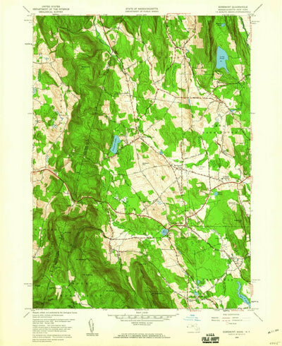 United States Geological Survey Egremont, MA-NY (1958, 24000-Scale) digital map