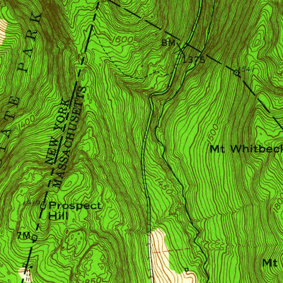 United States Geological Survey Egremont, MA-NY (1958, 24000-Scale) digital map