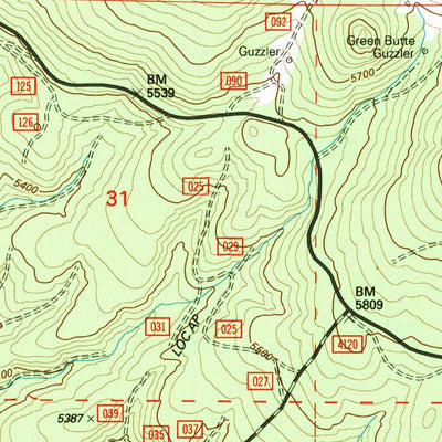 United States Geological Survey Egypt Canyon, OR (1992, 24000-Scale) digital map