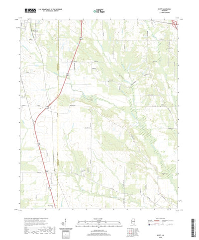 United States Geological Survey Egypt, MS (2020, 24000-Scale) digital map