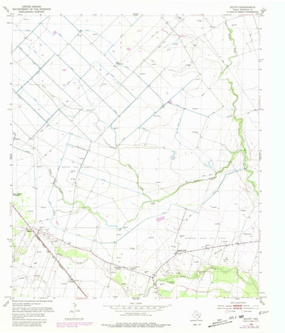 United States Geological Survey Egypt, TX (1952, 24000-Scale) digital map
