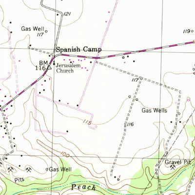 United States Geological Survey Egypt, TX (1952, 24000-Scale) digital map