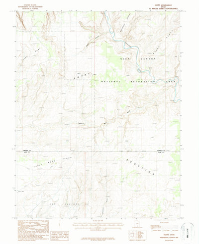 United States Geological Survey Egypt, UT (1987, 24000-Scale) digital map