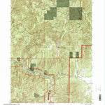 United States Geological Survey Eight Dollar Mountain, OR (1996, 24000-Scale) digital map